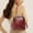 Wine, variant on Bxaolu Crossbody Purse for Women,Lightweight Crossbody Bag Soft Leather Women's Shoulder Handbags, Wine