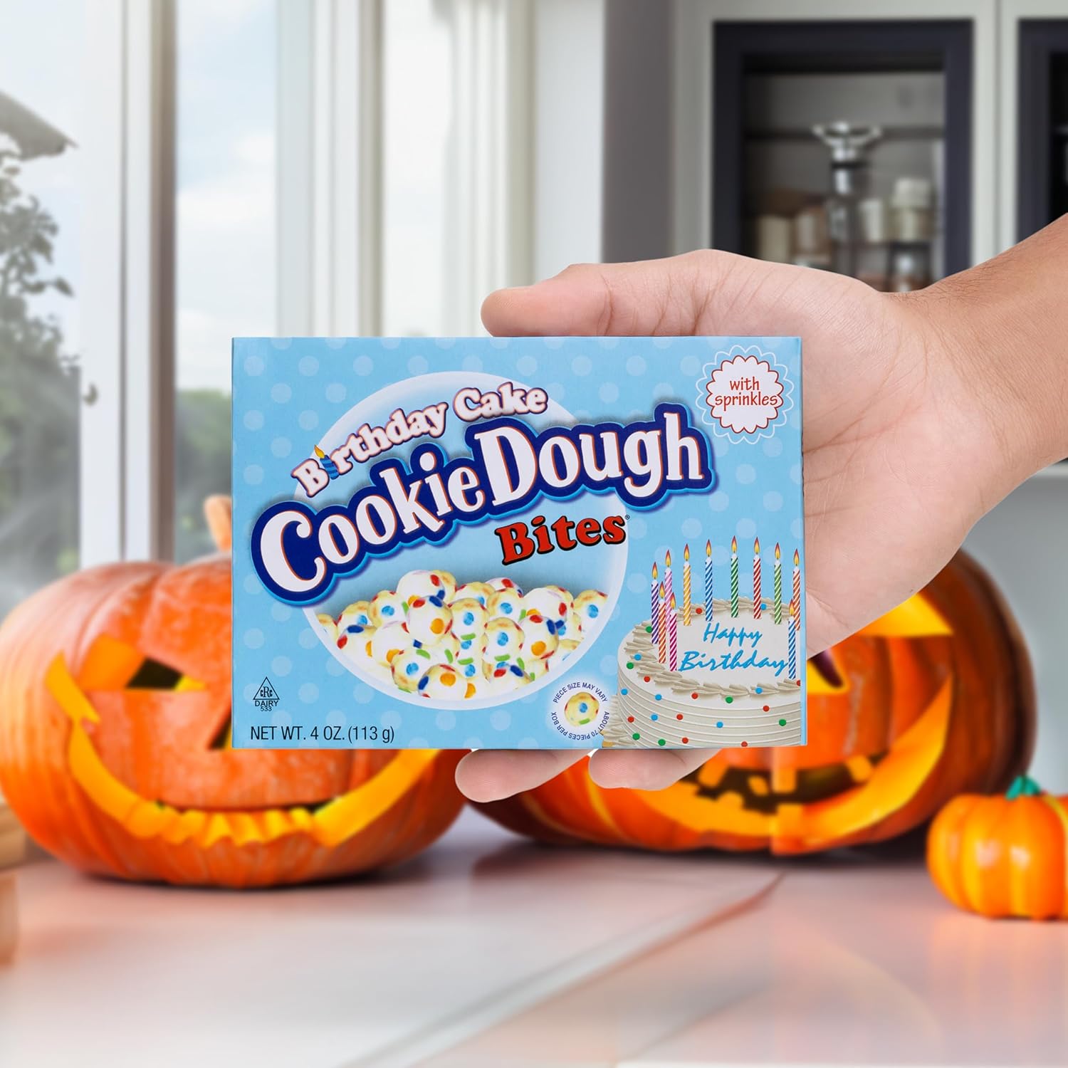 Cookie Dough Bites Candy Birthday Cake 12 boxes 37.2 ounce