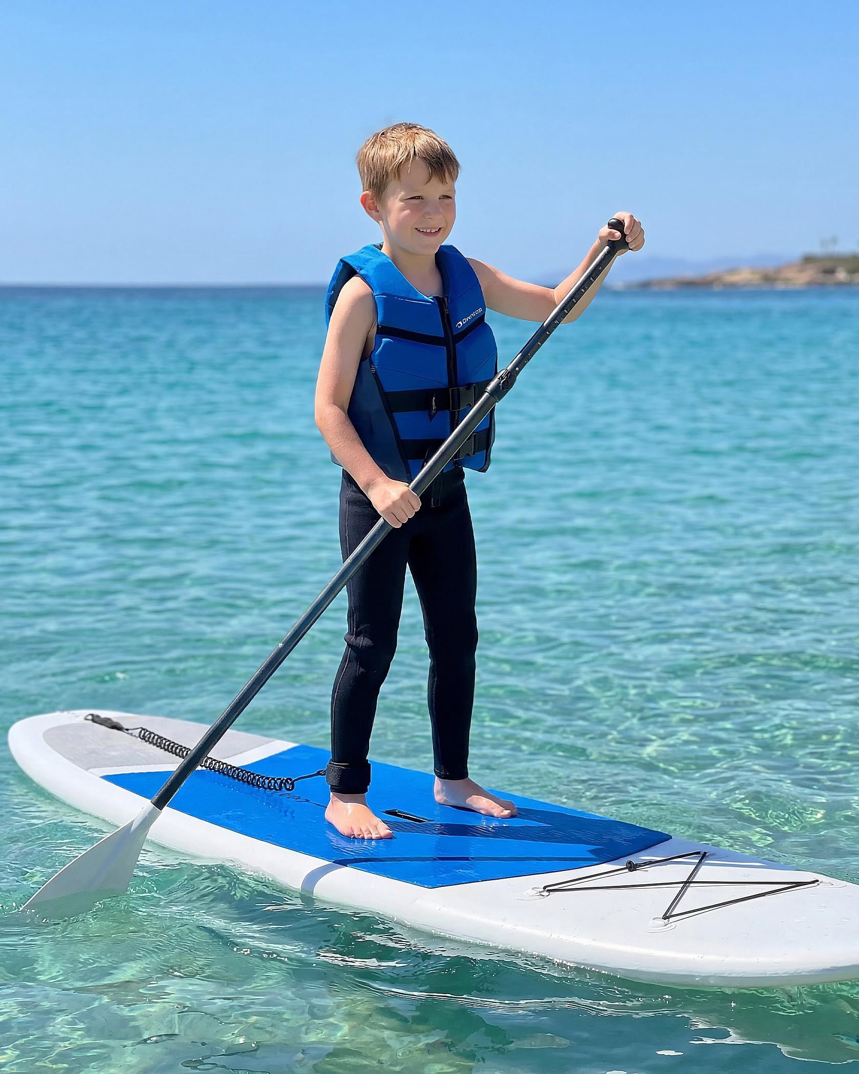 Swim Vest Life Jacket Youth,Adjustable Flotation Buoyancy Swimsuit Trainer Vests,Swimming Aid Jacket,Kayaking Fishing Sailing Watersports,Fit for 50-125 lbs