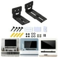 thumbnail image 2 of Metal Speaker Sliding Rail For Soundbars Construction Universal Home Cinema Accessory, 2 of 11