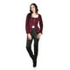 thumbnail image 5 of Blusa con botones metalicos Roman Fashion /Juvenil, 1912 (Vino) vino M, 5 of 5