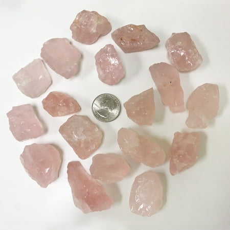 Gem Avenue Natural Rough Raw Rose Quartz Crystal Gemstone From Brazil Walmart Com Walmart Com