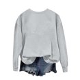 thumbnail image 3 of Womens Fall Long Sleeve Tops New Women's Lightweight Pullover Oversized Loose Fitted Sweatshirt Fall Trendy Clothes Long Sleeve Comfy Tops Gray XXL, 3 of 5