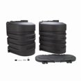thumbnail image 1 of Camco Propane Tank Cover 50502 For Dual 20 Pound Tanks While Mounted; Protection From Flying Debris and UV Rays; Black; Polymer, 1 of 12