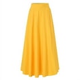 thumbnail image 3 of ZANZEA Women Elastic Waist Solid Color Long Skirts Casual Long Skirts, 3 of 10
