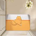 thumbnail image 6 of sruoe Bathroom Rugs, Bath Mat for Bathroom Floor 1pcs, Bath Mats for Bathroom Floor Non Slip Non Skid, Rectangular Rubber Floor Mat for Bath Door Household, Yellow, 6 of 7