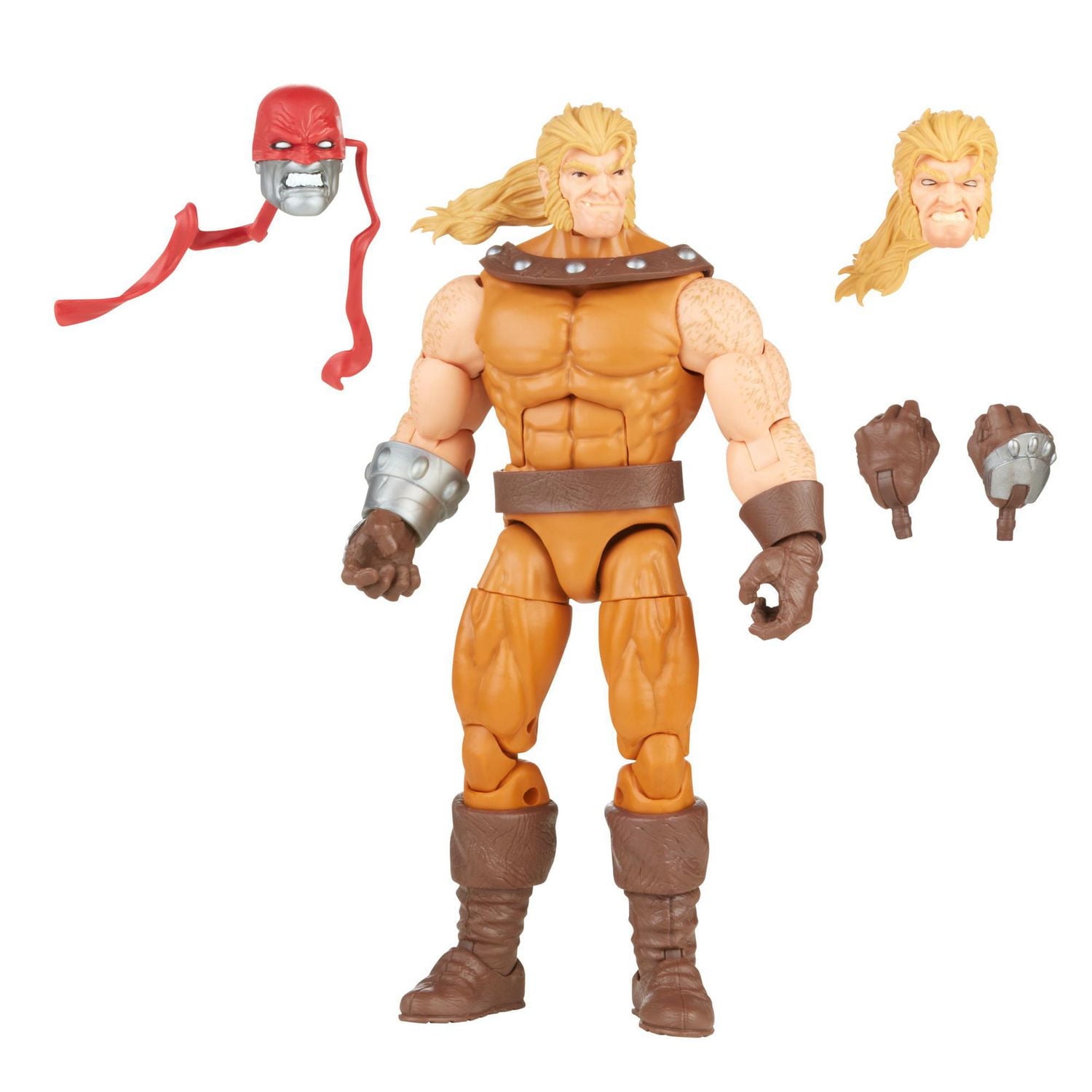 Hasbro Marvel Legends Series 6-inch Scale Action Figure Toy Sabretooth, Premium Design, 1 Figure, 3 Accessories, and 1 Build-A-Figure Part