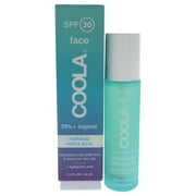 COOLA Makeup Setting Spray, Skin Care with Organic Cucumber & Aloe Vera, SPF 30, Alcohol Free, 1.5 fl oz