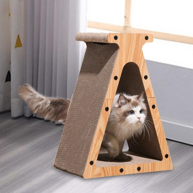 Rascador para gatos, juguete interactivo de cartón, cama para rascar, sofá, salón, juguete de entrenamiento, almohadilla para rascar para Salvador Dali Almohadilla para rascar gatos