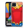 thumbnail image 1 of Head Case Designs Officially Licensed Wonder Woman DC Comics Logos Costume Soft Gel Case Compatible with Google Pixel 4, 1 of 7