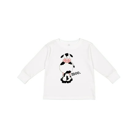 

Inktastic Cow-moo. Gift Toddler Boy or Toddler Girl Long Sleeve T-Shirt