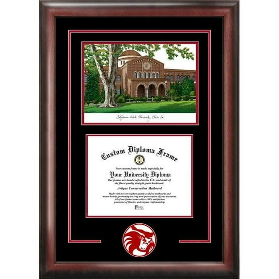 Campus Images CA919SG California State University  Chico Spirit Graduate Frame with Campus Image