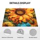 thumbnail image 3 of Balery Deep Yellow Colorful Sunflower Alfombrilla de Secado para Cocina, 18x24 Pulgadas, Súper Absorbente para Platos y Encimeras, 3 of 7