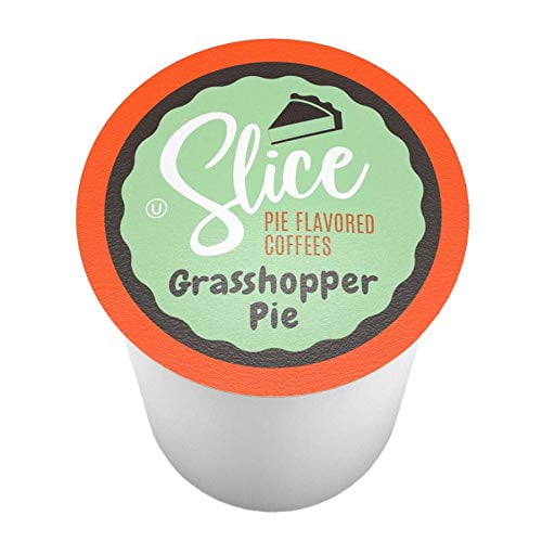 Slice Coffee Grasshopper Pie Flavored Coffee Pods for Keurig tea pods Brewers, 40 Count