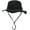 Black, variant on Men Sun Hat Summer UPF 50+ Boonie Bucket Hats Wide Brim Breathable Foldable Safari Fishing Cap Light Grey