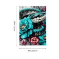 thumbnail image 3 of ZFLMY Snake Flowers Pop Surrealism Wall Art Tapestry for Home Decor 40*60in, 3 of 6