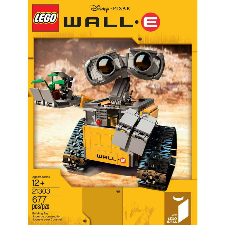 LEGO Wall-E Robot Character from Pixar Animated Movie Carrying a