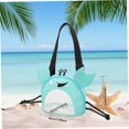 thumbnail image 2 of Kids Beach Bag Crab Set of 2 Design Shell Bag Cute Mesh Beach Bag with Adjustable Strap Beach Toy Bag Sand Toy Bag, 2 of 3