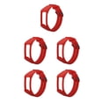 thumbnail image 2 of QualitChoice Remplacement pour Polar A360 A370 Bracelet Intelligent A370 Bracelet de Montre Bracelet Rouge 5ensemble, 2 of 6