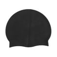 thumbnail image 6 of Unique Bargains 1 Pc Waterproof Square Flower Pattern Swim Cap Black White, 6 of 6