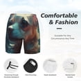 thumbnail image 3 of Daiia Cute Flower Chihuahua Puppy Mens Swim Trunks Swim Shorts Quick Dry Swim Shorts with Mesh Lining Pockets-XX-Large, 3 of 9