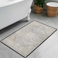 thumbnail image 6 of Washable Vintage Kitchen Mat 31"x20" Non Slip Soft Plush Low Profile Kitchen Rug, Distressed Medallion Oriental Style Sink Mat for Laundry Room Bedroom Office, 6 of 6