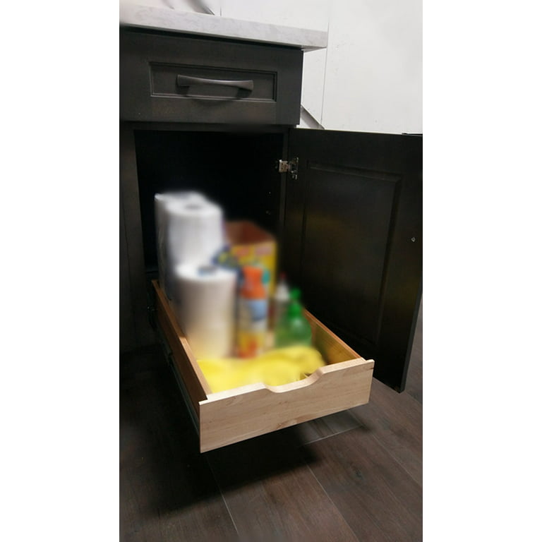 Storage Drawer Wooden Drawer Organizer for kitchen Cabinet Pull Out Under  Cabinet Sliding Shelf Pull Out Organizer Drawer Roll Out Wood Box Storage  Shelve 20 Inch Width x 22'' Depth. NO INCLUDE