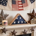 thumbnail image 5 of Wooden Flag Storage Box, Triangular Display Case for Folded Flag, Solid Wood Wall Mount Shadow Box with Clear Panel, Patriotic Veterans Day Memorial Decor for Living Room Office Mantel, Brown, 5 of 6