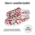 thumbnail image 6 of Kdxio Cherry_1 Women's Men's Slippers Plush Slip-On House Slipper for Winter Indoor Soft Cushion Non-slip Fluffy Slides Slippers-13, 6 of 7