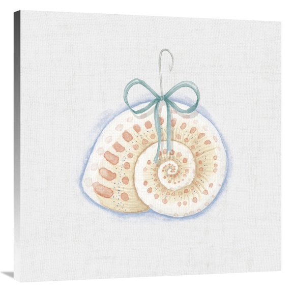 Global Gallery's 'Christmas on the Coast IV' by Elyse DeNeige Stretched Canvas Wall Art