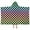 Gradient Color Checkered, variant on Pastel Color Checkered Pattern Hooded Bath Towel，50"x30" for Ages 3 To 12 Kids, Quick Dry Lightweight Soft Microfiber Hood Beach Towel Cover Up for Kids