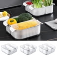 thumbnail image 2 of Washing Basket High Capacity Grid Design BPA-Free Draining Washing Tool Fruits Vegetable Drain Basket Kitchen Accessory, 2 of 12