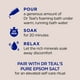 thumbnail image 4 of Baño espumoso Dr. Teal's Nourish & Protect con sal de Epsom, 1 litro (x4), 4 of 9