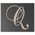 thumbnail image 6 of Wooden Letter Q, Wooden Wall Hanging, Large Wooden Letters, Cursive Wood Letter, 6 of 9