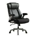 thumbnail image 2 of Ergonomic Office Chair,500lbs Office Chair With Adjustable Lumbar Support With Flip-up Armrest And Wider Seat Ergonomic Leather Chair Breathable With Quiet Rubber Wheels, 2 of 8