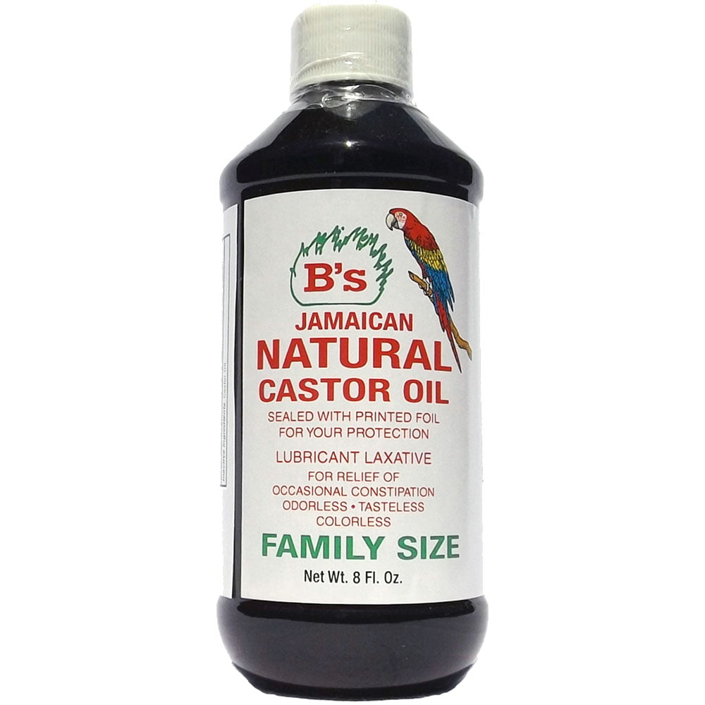 Bs Org Jamaican Castor Oil Natural Lubricant Laxative 4oz 