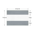thumbnail image 2 of COVERS&ALL Outdoor Clear Panel Curtain, 18 Oz Tarp Tuff Waterproof UV Resistant, for Outdoors Indoors, Rustproof Grommets (7' H x 10' W Feet, Gray), 2 of 7