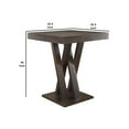 thumbnail image 5 of Coaster Company Mannes Contemporary Counter-Height Table, Cappuccino, 5 of 5