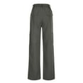 thumbnail image 5 of Wide Leg Pants for Women Business Casual New Cargo Pants for Women Lightweight Hiking Pants with Pockets High Waisted Outdoor Casual Comfy Trousers Dark Gray XXL, 5 of 7