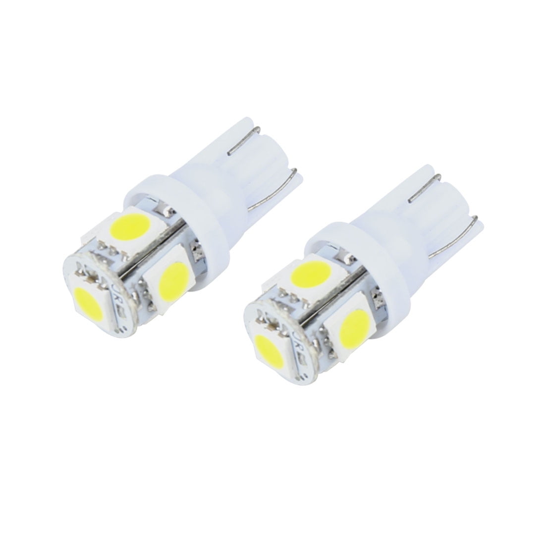 15 White 4 LEDs Lights Bulbs 1/2" Sockets Marker License Plate Dash Chevy 194 