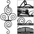 thumbnail image 3 of Wall Sconces Candle Holder Set of 2, Black Iron Candle Sconces Holders, Hanging Wall Candle Sconce for Living Room Bedroom Home Wall Decoration, 3 of 7