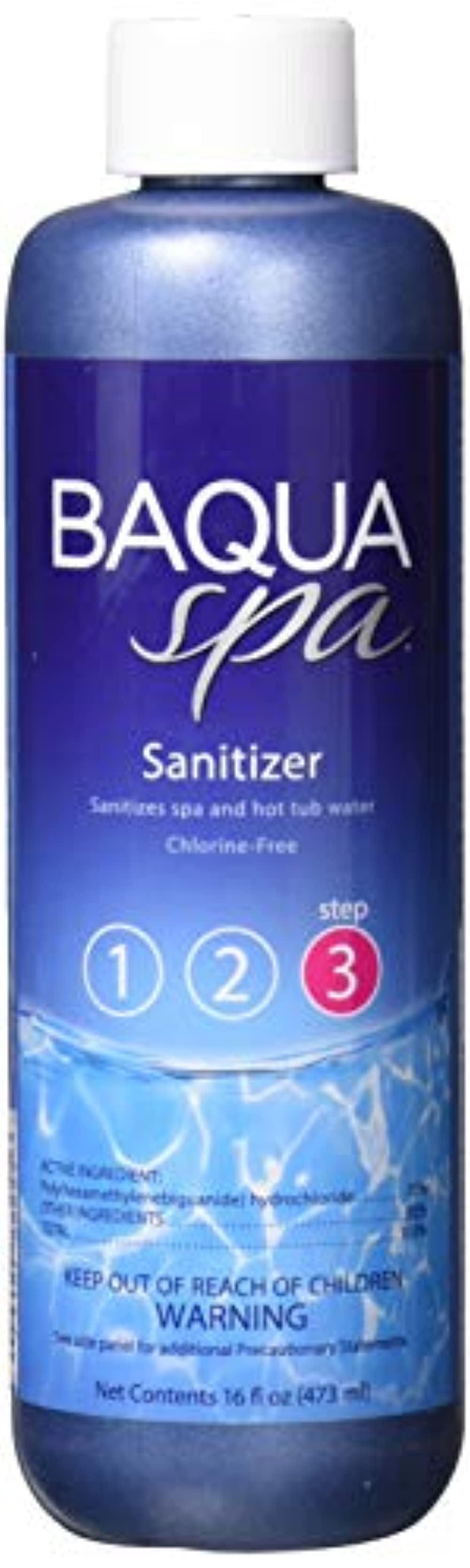 Baqua Spa 88855 Sanitizer ChlorineFree Cleaner for Spas and Hot Tubs
