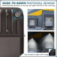 thumbnail image 3 of Luxrite 15/30/50W LED Flood Lights Outdoor Dusk to Dawn Sensor, 6500LM Security Light, 3CCT, Knuckle Mount, 3 of 7