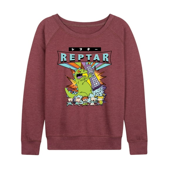 Rugrats - Reptar Wretch - Women's Lightweight French Terry Long Sleeve Shirt