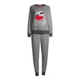 thumbnail image 4 of Secret Treasures Women's and Women's Plus Fuzzy Applique Top and Pants, 2-Piece Pajama Set, 4 of 6