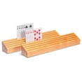 thumbnail image 1 of Yellow Mountain Imports Porte-Cartes en Hêtre Massif Extra-Grand - Ensemble de 2, 1 of 7