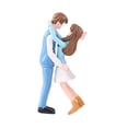thumbnail image 2 of Figura de amor, pareja romántica, figura de Navidad, sala de estar, mesa de café, artesanía coleccionable, dormitorio, , adorno de pareja azul, 2 of 8