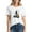 #06 White, variant on Busydd Halloween Graphic Tees for Women Fashion Fall Short Sleeve T Shirts for Women Casual Comfortable Round Neck Cotton Going Out Tops for Women XXL