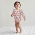thumbnail image 4 of Xecao Forest Mushrooms Print Baby unisex-baby Cotton Long-sleeve Bodysuits-2 Years, 4 of 6