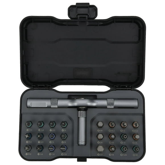 Ratchet Screwdriver Set 24-in-1 Bit Multipurpose Repair Tool Manual Hardware with Handle RS1
